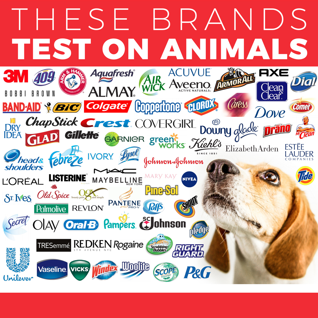 Brands that DO test on animals.