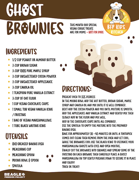 Kids Kitchen: Ghost Brownies